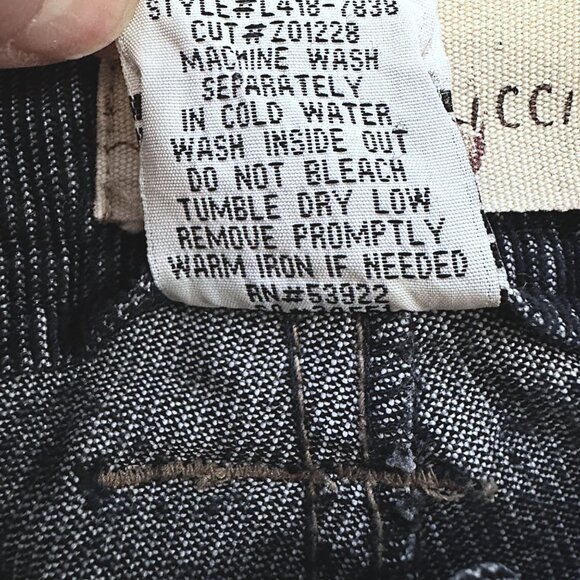 Z-Cavaricci Womens Size 12 Corduroy Jean Flared Leg Boho Y2K Style Mid Rise Pant - Picture 9 of 9